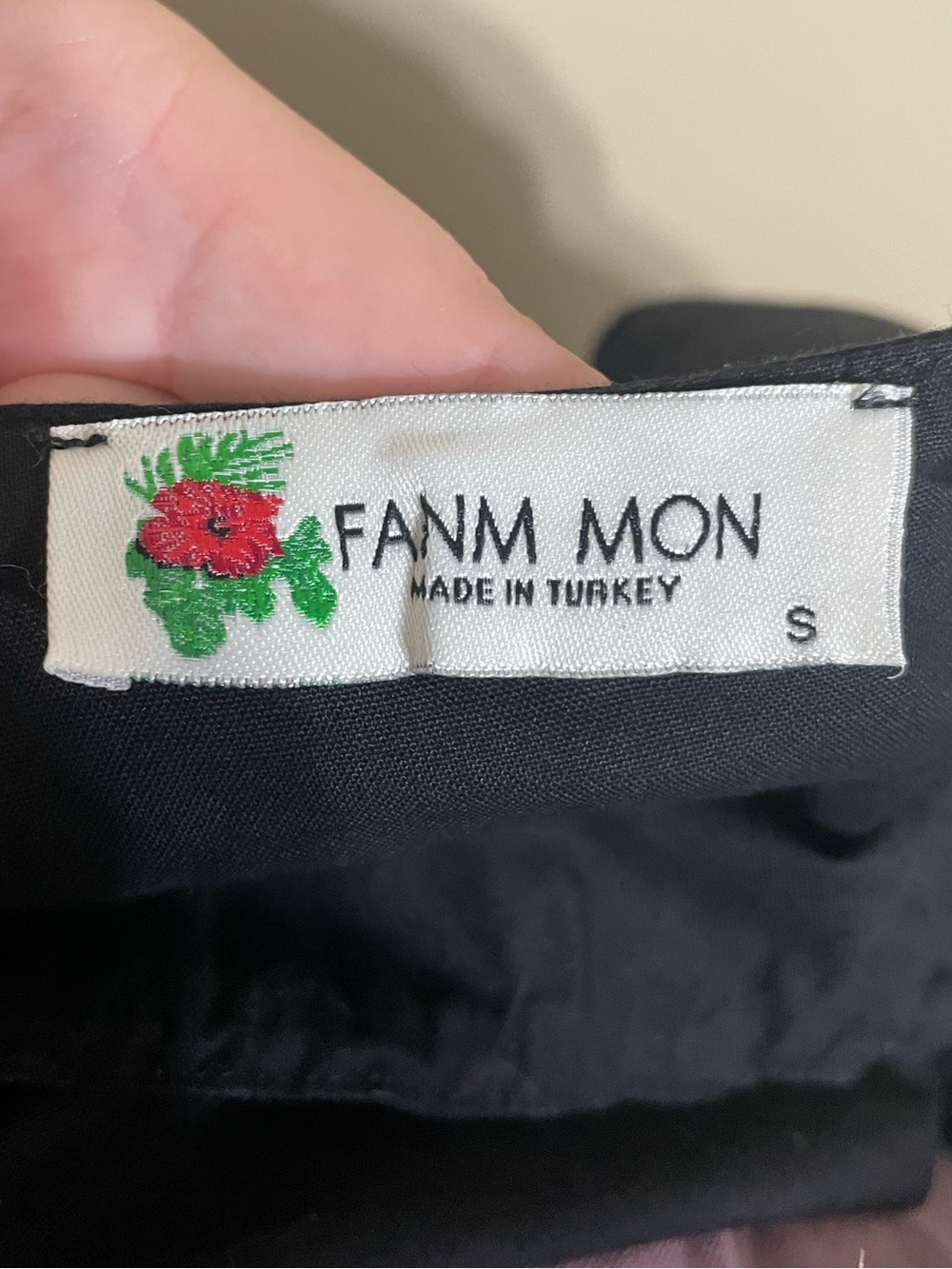 Fanm mon Maude Dress Embroidered cotton midi cottagecore size small - Picture 6 of 7
